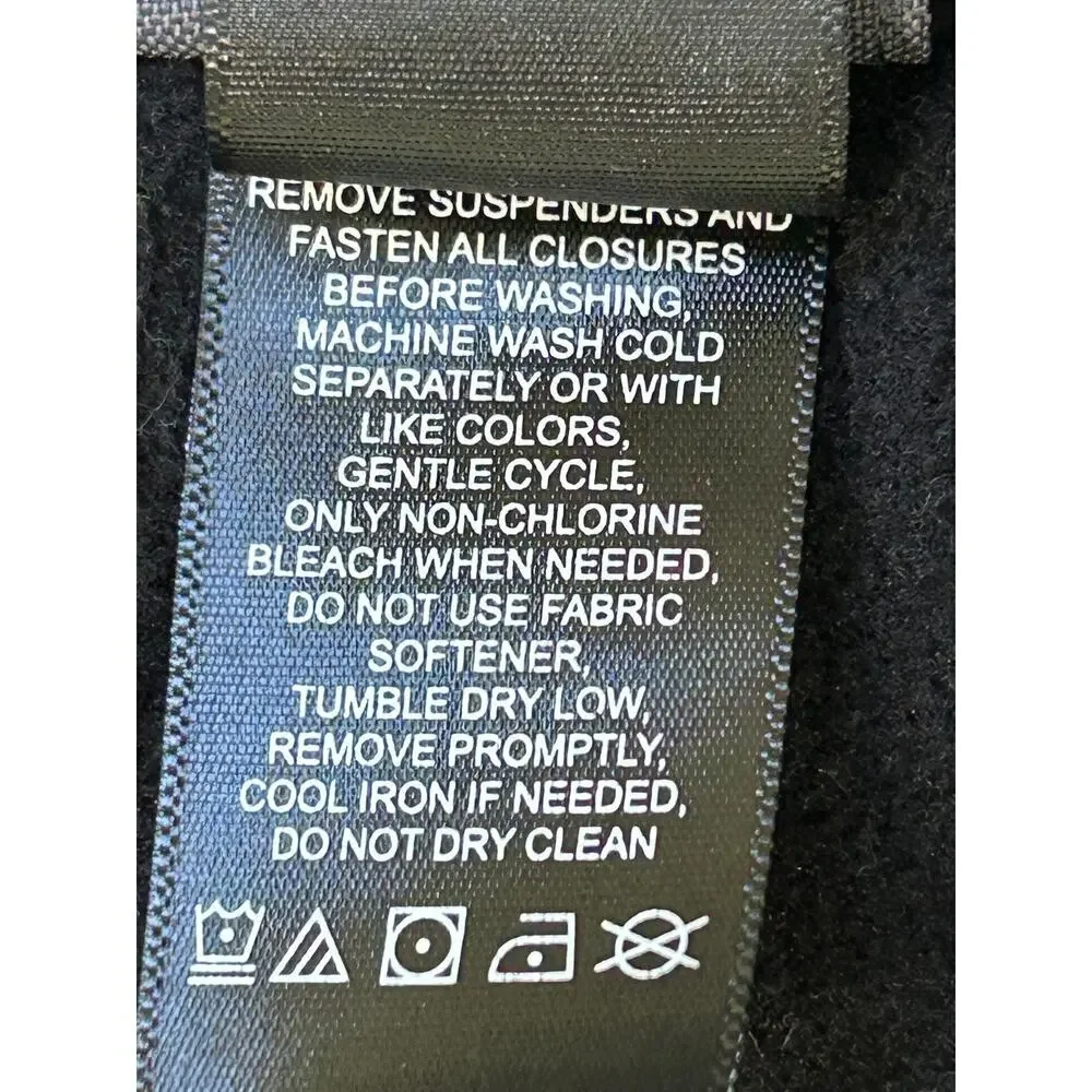 Gerry Kid's Snow Ski Pants‎ w/ Suspenders in Gray Sz YM 10/12